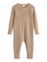 Lindex - Onesie Knitted Wool - Ilgarankovis bodis - Smėlio