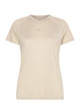 Newline - Nwlactive W T-Shirt S/S - Sportiniai marškinėliai - Kreminė spalva