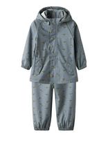 Lil'Atelier - Nmmladry10 Rain Set Aop Fo Lil - Lietaus drabužių komplektas - Mėlyna