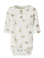 Lil'Atelier - Nbmgayo Elm Ls Slim Body Lil Noos - Ilgarankovis bodis - Balta