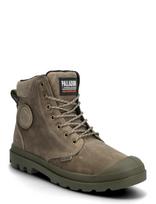 Palladium - Pampa Sc Thins Wp+ - Žieminiai batai - Chaki spalva
