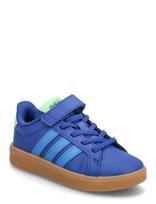 Adidas Sportswear - Grand Court 3.0 El C - Žemakulniai sportbačiai - Mėlyna