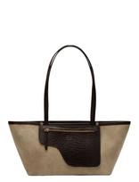 ATP Atelier - Gaiba Avena/Walnut Suede/Printed Lizard - Rankinė - Smėlio