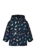Name It - Nmfmaxi Pa Jacket Foil Aop Noos - Striukė - Tamsiai mėlyna