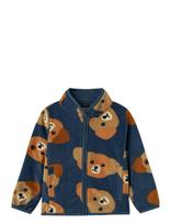 Name It - Nmmmeeko Fleece Jacket Aop2 Noos - Flisinė striukė - Tamsiai mėlyna