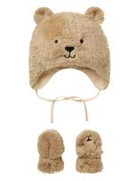 Name It - Nbnmatuta Teddy Set4 - Kūdikių kepurė - Marga / raštuota