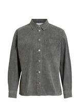 Vila - Viarie L/S Denim Shirt - Džinsiniai marškiniai - Pilka