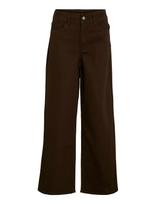 Vila - Vichia Solid Hw Jeans - Platūs džinsai - Ruda