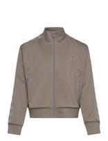 Hummel - Hmljr Reg Poly Tape Girl Zip Jacket - Lengva striukė - Ruda