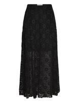 FREE/QUENT - Maxi Skirt From Freequent In A Beautiful Lace Material. The Skirt Has A Simple S - Maxi sijonas - Juoda