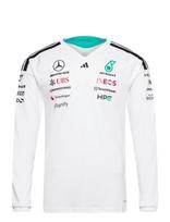 Adidas Performance - Mer Dr Jsy Lm - Sportiniai marškinėliai ilgomis rankovėmis - Balta