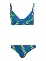 Adidas Performance - Fb Aop Tri Bk S - Trikampis bikinio viršus - Mėlyna