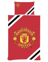 Fodbold - Bed Sheet Manchester United 150X210 & 50X60 - Antklodžių užvalkalas - Raudona