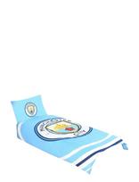 Fodbold - Bed Sheet Manchester City 150X210 & 50X60 - Pagalvių užvalkalas - Mėlyna