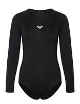 Roxy - Essentials Ls Onesie Back Zip - Sportinis maudymosi kostiumėlis - Juoda