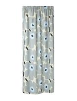 Marimekko Home - Unikko Curtain 135X250 Cm - Ilgos užuolaidos - Mėlyna