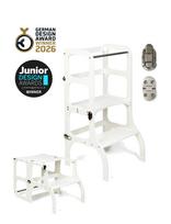 Ette Tete - Step'n'sit® Helper Tower - Table - Motorinių įgūdžių baldai - Balta