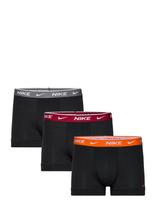 NIKE Underwear - Cotton Stretch Trunk 3Pk - Bokseriai - Pilka