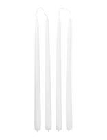 Broste Copenhagen - Smooth Taper Candle - Žvakė - Balta