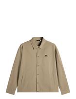J. Lindeberg - Dex Coach Overshirt - Lengva striukė - Chaki spalva
