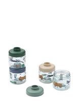Liewood - Dominique Food Tritan Boxes 100 Ml 4-Pack - Kūdikių maisto indelis - Žalia
