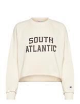Champion - Crewneck Croptop Sweatshirt - Sportinis megztinis - Kreminė spalva
