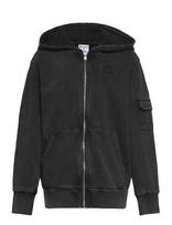 Champion - Hooded Full Zip Sweatshirt - Megztinis - Juoda