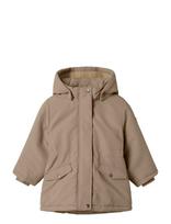 Name It - Nmfmarlow Parka Jacket Pb - Žieminė kepurė - Smėlio