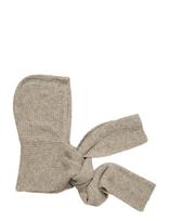 Object - Objmilu Scarf Knit Balaclava Noos - Balaklava - Smėlio