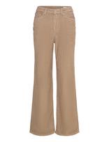 Vero Moda - Vmtessa Hr Wide Corduroy Pants Ga Noos - Plačios kelnės - Smėlio