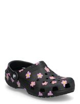 Crocs - Classic Flower Clog - Klumpės - Juoda