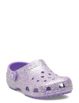 Crocs - Classic Fantasy Glitter Clog T - Klumpės - Violetinė