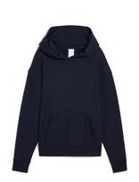 PUMA Golf - W Cloudspun Fleece Hoodie - Sportinis džemperis su gobtuvu - Tamsiai mėlyna