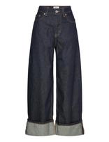 Monki - Peggy Low Rise Loose Baggy Jeans - Platūs džinsai - Mėlyna