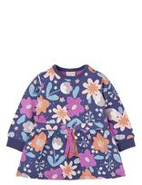 Boboli - Fleece Dress Floral - Suknelė kūdikiui ilgomis rankovėmis - Tamsiai mėlyna