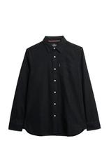 Superdry - Essentials L/S Denim Shirt - Džinsiniai marškiniai - Juoda