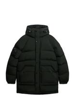 Superdry - Xpd Longline Baffle Parka - Parka stiliaus striukė - Žalia