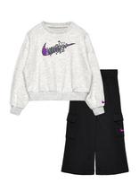 Nike - T8-French Terry Pant Set - Sportinis kostiumas - Juoda