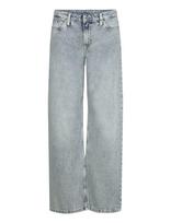 Weekday - Imoo Low Rise Loose Wide Leg Jeans - Platūs džinsai - Mėlyna