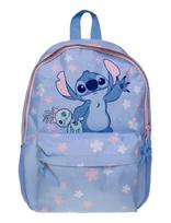 Lilo & Stitch - Stitch, Rygsæk H38 X B28 X D13 Cm - Kuprinė - Mėlyna