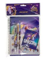 Unicorn Academy - Unicorn Academy, Skrivesæt, Med Flerfarvet Pen - Kalendoriai ir užrašų knygelės - Marga / raštuota
