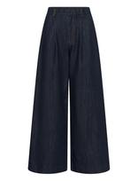 Gestuz - Gzelli Mw Pants - Plačios kelnės - Tamsiai mėlyna