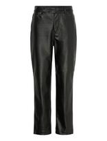 French Connection - Brody Croc Pu Trouser - Tiesaus kirpimo džinsai - Juoda