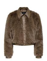 ONLY - Onlyumi Life Faux Fur Jacket Otw - Dirbtinis kailis - Ruda