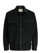 Jack & Jones - Jprbluwill Corduroy L/S Overshirt Sn - Velvetiniai marškiniai - Juoda