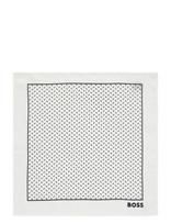 BOSS - H-Pocket Sq-222 - Lengvas šalikas - Balta