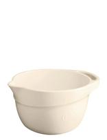 Emile Henry - Mixing Bowl - 3,5L - Maišymo dubuo - Kreminė spalva