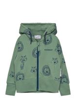 Geggamoja - College Hoodie Green Tiger - Džemperis - Žalia