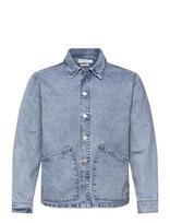 Solid - Sdtravis Overshirt - Džinsinis švarkas be pamušalo - Mėlyna