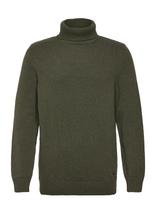 Barbour - Barbour Kelp Roll Neck Jumper - Golfo kelnės - Žalia